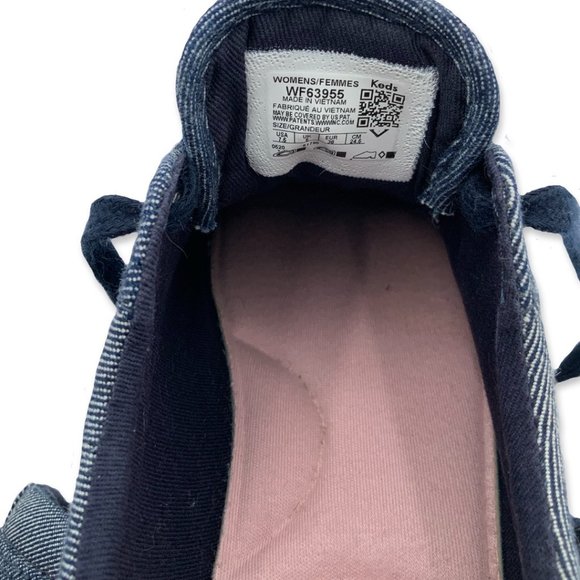 Keds Center III Tie Casual Show Dream Memory Foam Womens 8 Blue - Picture 9 of 9